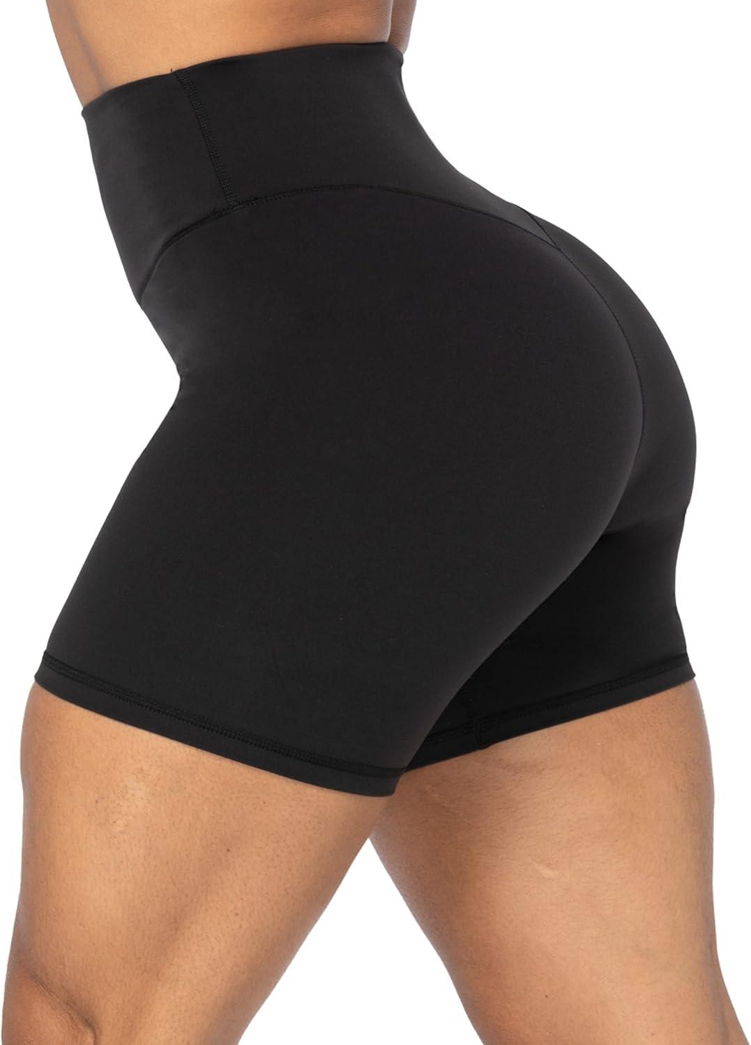 Sunzel Bikershorts ohne Vordernaht mit hoher Taille für Damen, Kniebeugenfeste Radhose für Yoga, Workout, Fitnessstudio