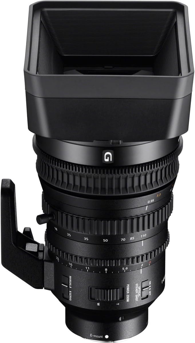Obiettivo Sony E PZ 18-110 mm f/4.0 G OSS per Sony E, pacchetto con kit filtro ProOptic da 95 mm, custodia morbida per obiettivi, detergente per obiettivi, kit di pulizia, copriobiettivo universale