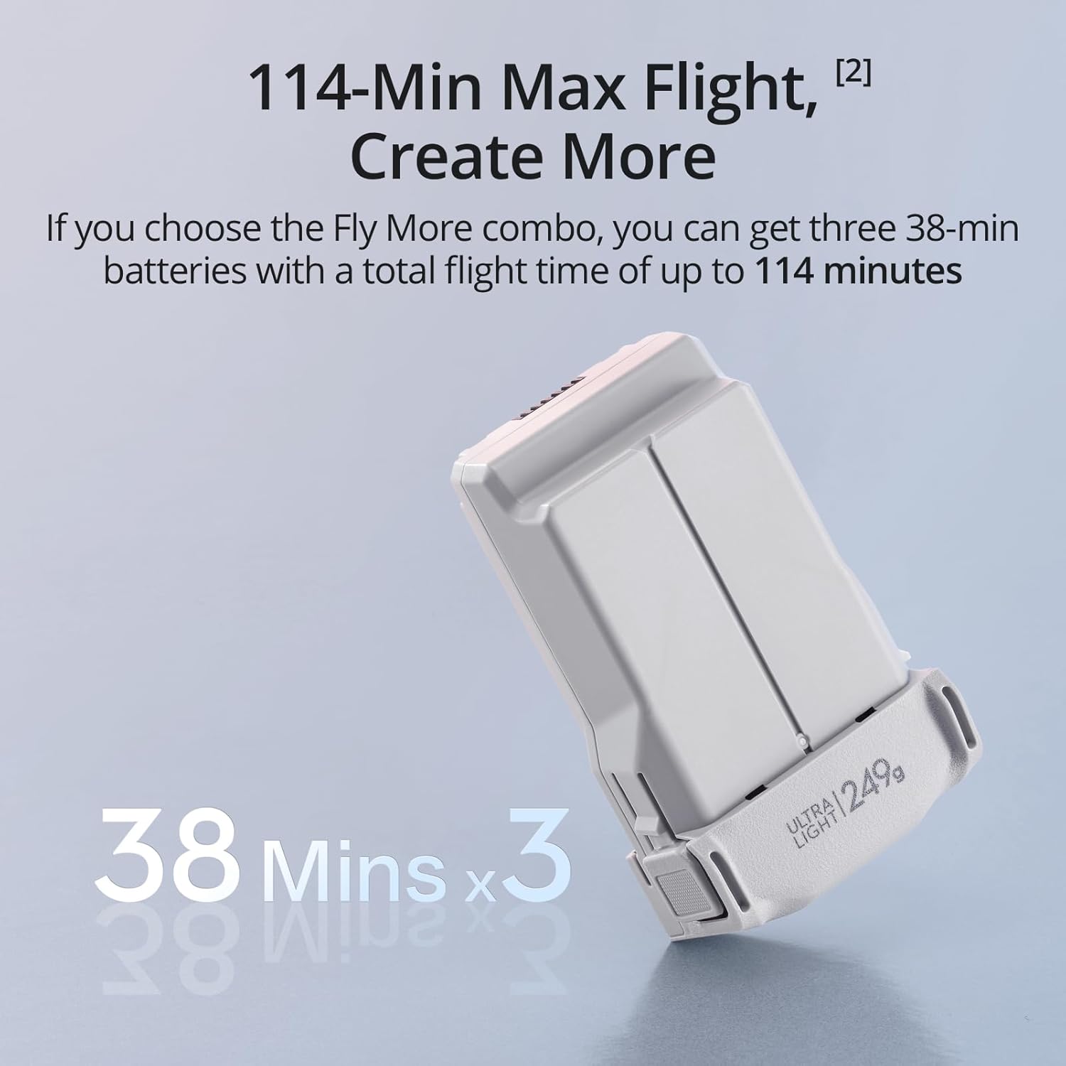 DJI Mini 3 Fly More Combo, mini camera con gimbal meccanico leggero 3x con video 4K HDR, 3 batterie per 114 minuti di volo, trasmissione video fino a 32800 piedi (10 km), vera ripresa verticale