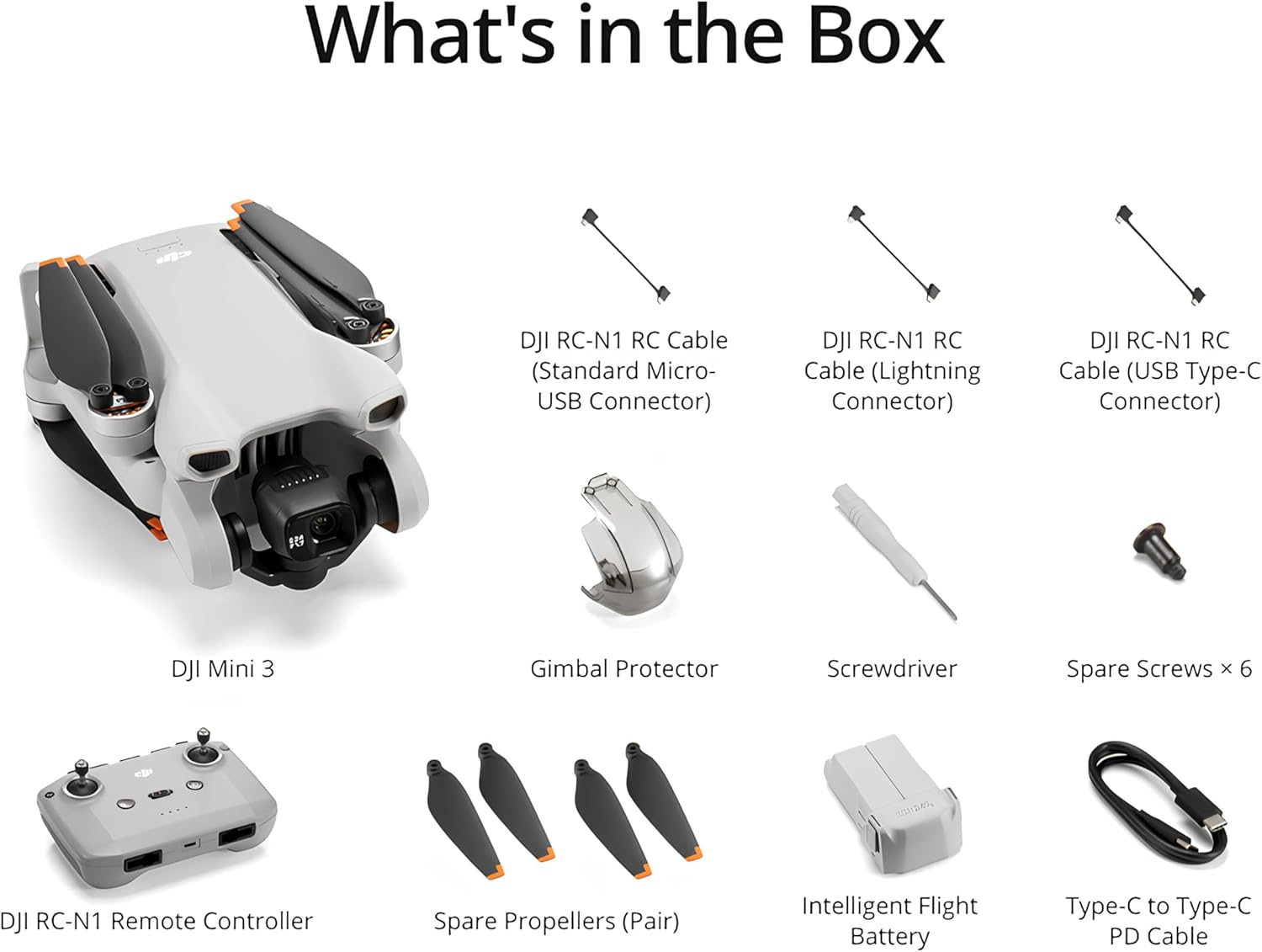 DJI Mini 3, Drones with Camera for Adults 4K, 38-min Flight Time, up to 32800ft (10km) Video Transmission, True Vertical Shooting, GPS Auto Return Integrated, Mini Drone with Camera for Beginners · v4