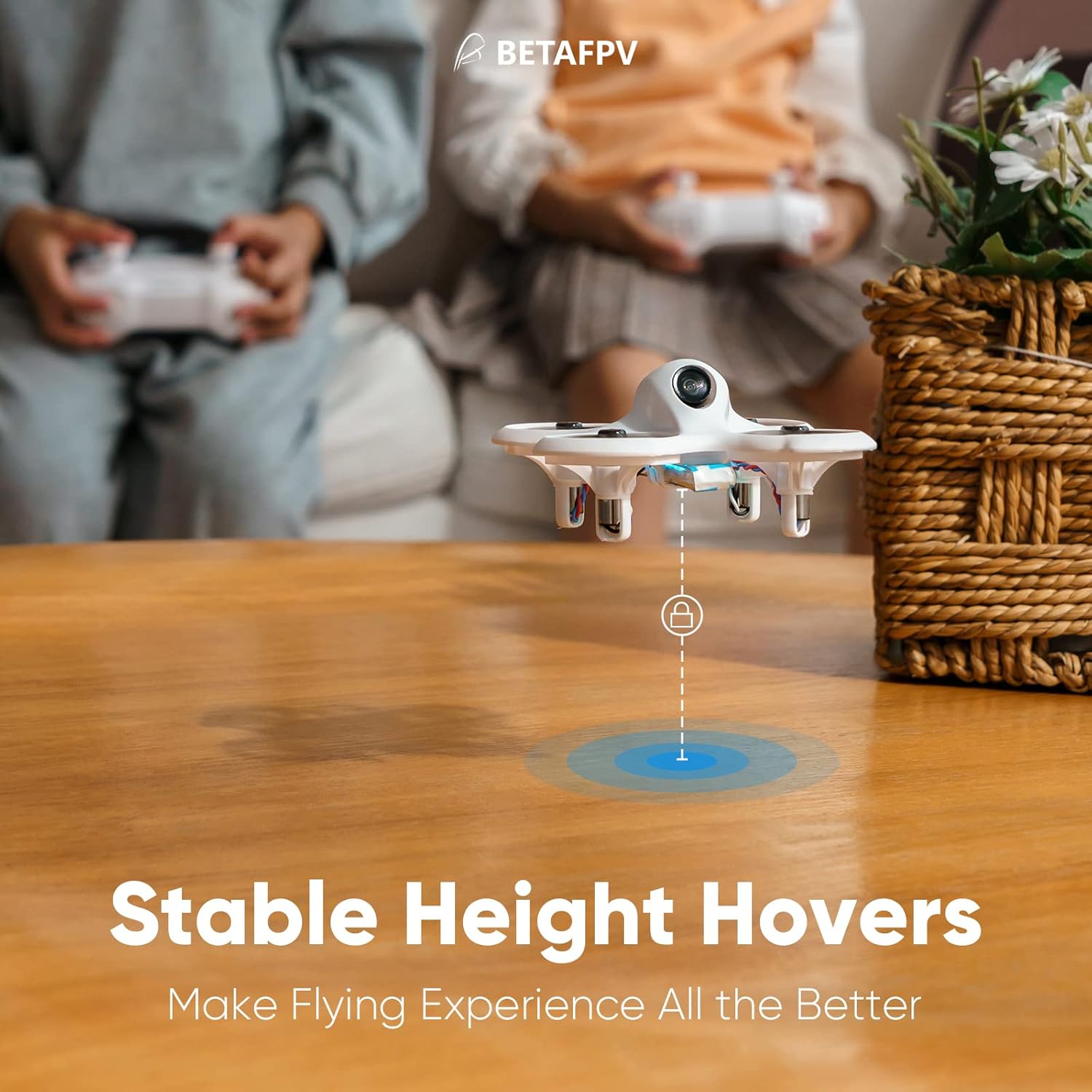Kit drone FPV BETAFPV Cetus Lite per bambini, con funzione di autoprotezione Altitude Hold, simulatore di supporto a 2 modalità di velocità, kit pronto al volo per principianti FPV per iniziare a volare al coperto