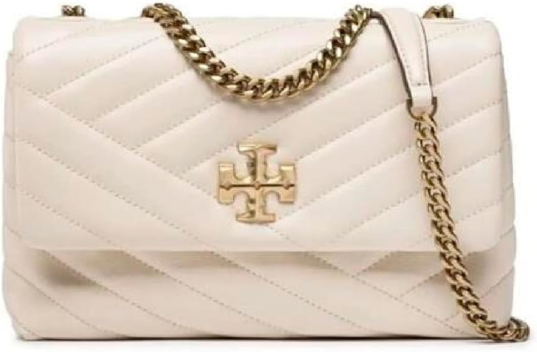 Tory Burch Womens New Cream Ivory Kira Convertible Shoulder Bag Handbag · v4