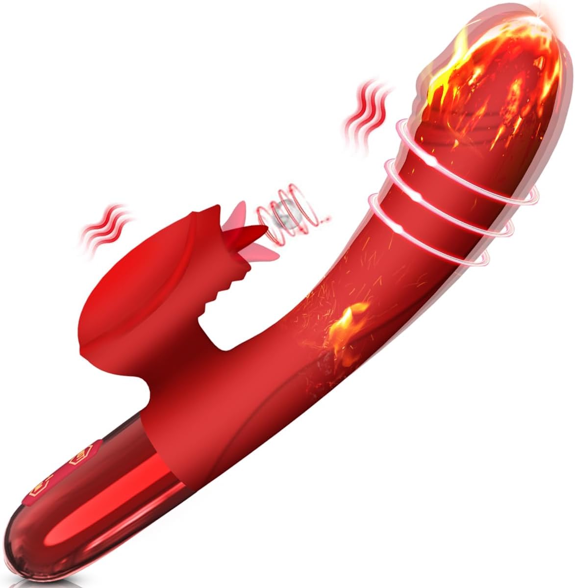 Juguetes sexuales para adultos para mujer, consoladores realistas con 10 modos de lamerse el punto G, estimulación del clítoris, modos de consolador vibratorio, juguetes sexuales femeninos, consolador anal, vibrador, para mujer y pareja