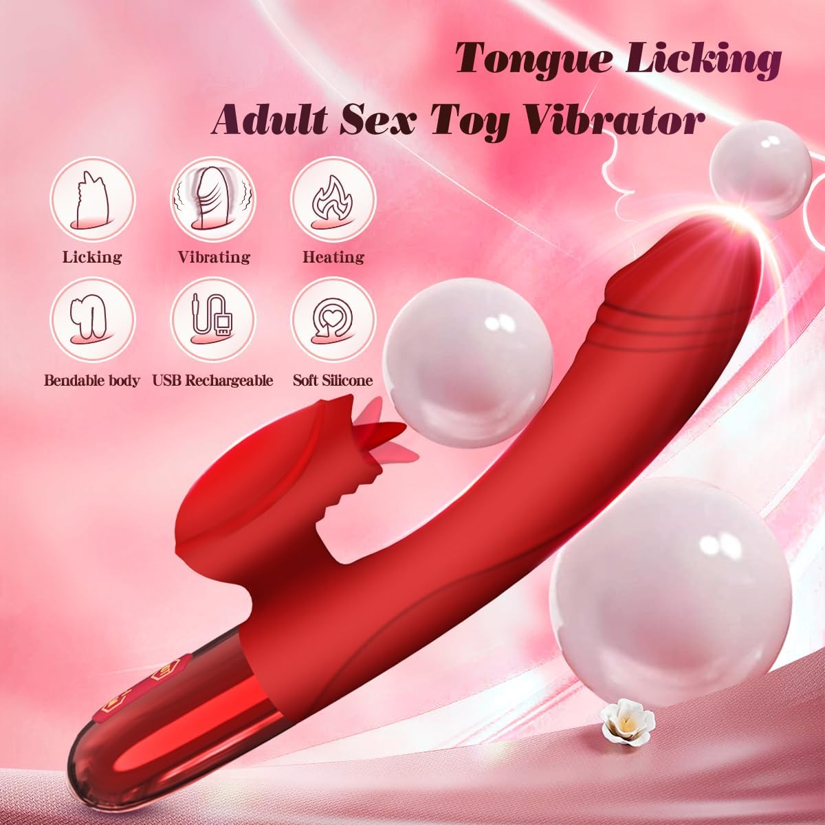 Juguetes sexuales para adultos para mujer, consoladores realistas con 10 modos de lamerse el punto G, estimulación del clítoris, modos de consolador vibratorio, juguetes sexuales femeninos, consolador anal, vibrador, para mujer y pareja