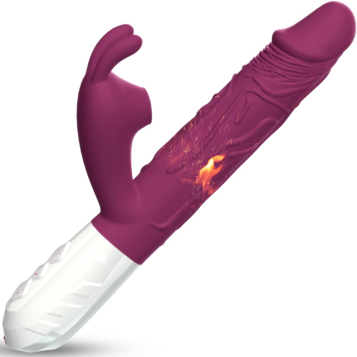 Vibrador femenino, juguetes para adultos para mujer, vibrador del punto G, estimulador del clítoris, juguete sexual rosa, consolador realista con 7 modos de vibración, vibradores de conejo, juguetes sexuales para adultos, máquina sexual, juguetes anales para pareja