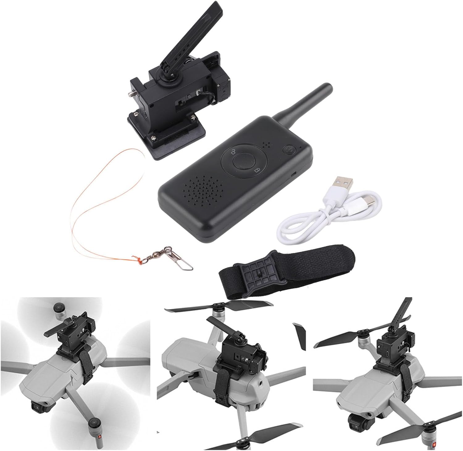 Kit di consegna con telecomando Universal Drone Thrower Air Drop System Accessorio