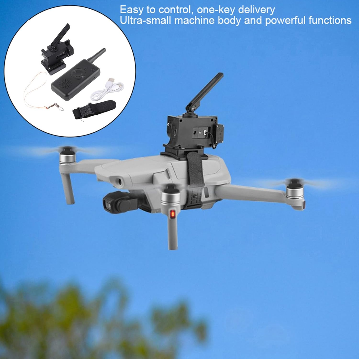 Kit di consegna con telecomando Universal Drone Thrower Air Drop System Accessorio