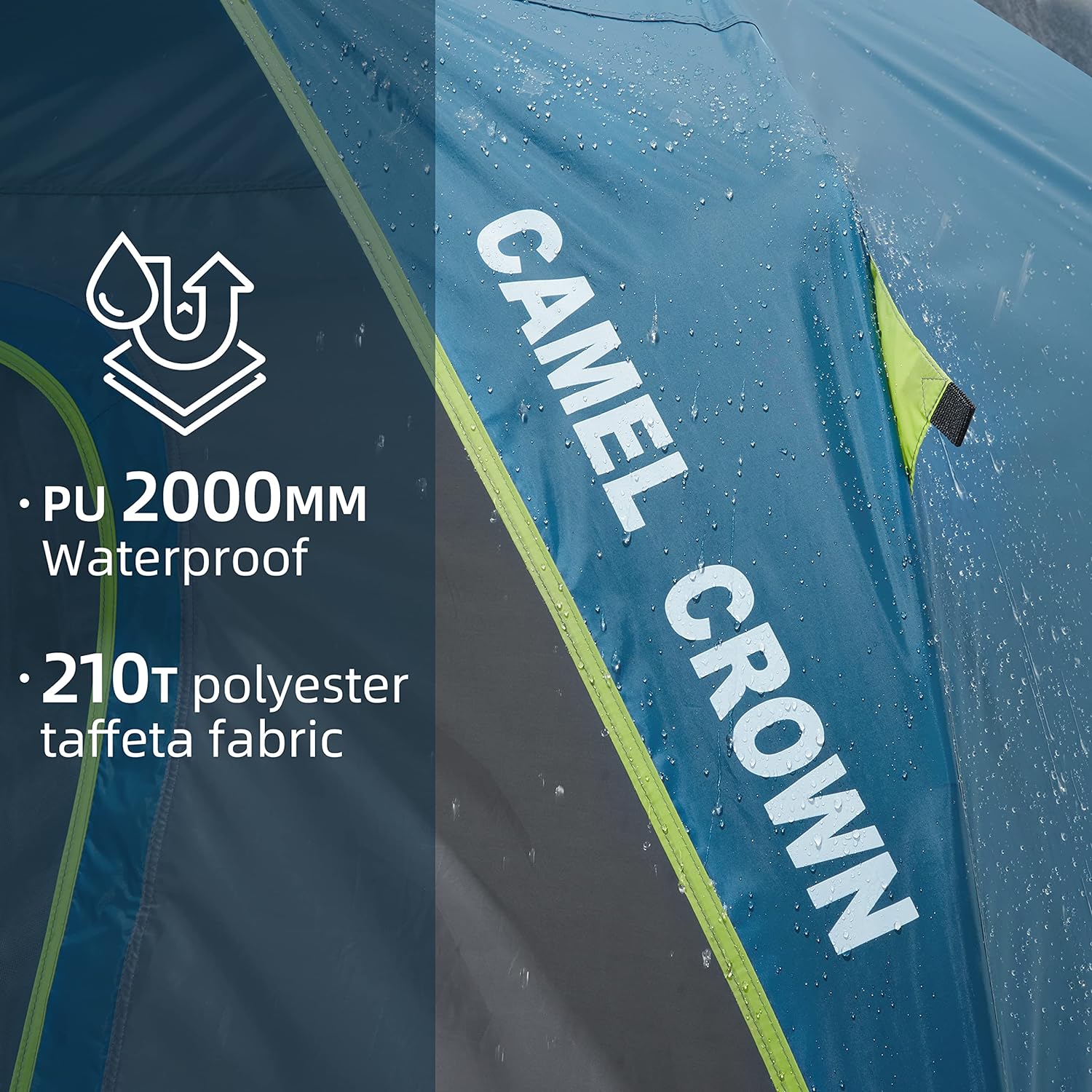 Kamp için CAMEL CROWN Çadırlar 2/4/6/8 Kişilik Su Geçirmez Hızlı Kurulum Katlanır Açık Sırt Çantası Çadırları 4 Kişilik Aile Yürüyüşü