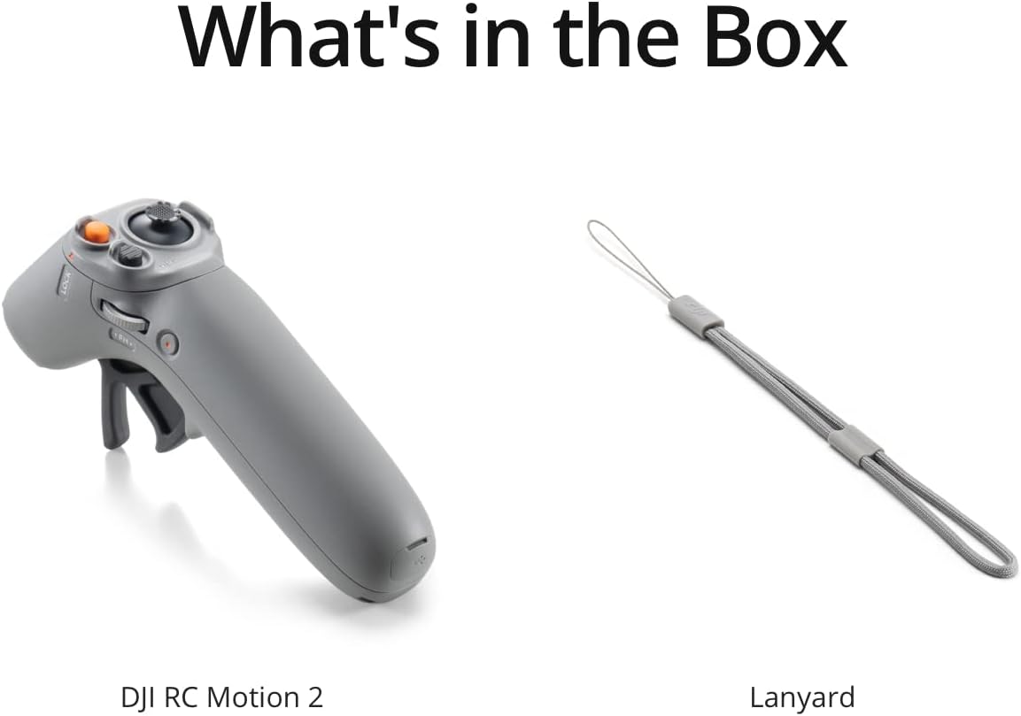 DJI RC Motion 2 - Controller intelligente immersivo, funzionamento multidirezionale, accessorio drone multifunzionale e intuitivo per FPV, compatibilità multimodello