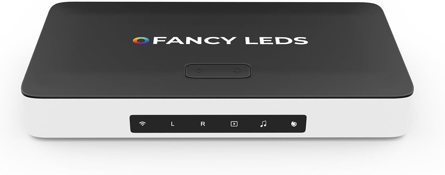 Fancy Sync Box Ambient TV Backlighting Syncing Box HDMI 2.0 All TV Sizes Fancyleds (70 to 90") · v6