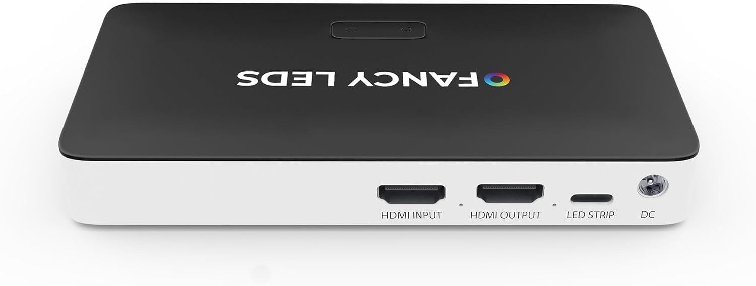 Fancy Sync Box Ambient TV Backlighting Syncing Box HDMI 2.0 All TV Sizes Fancyleds (70 to 90") · v6