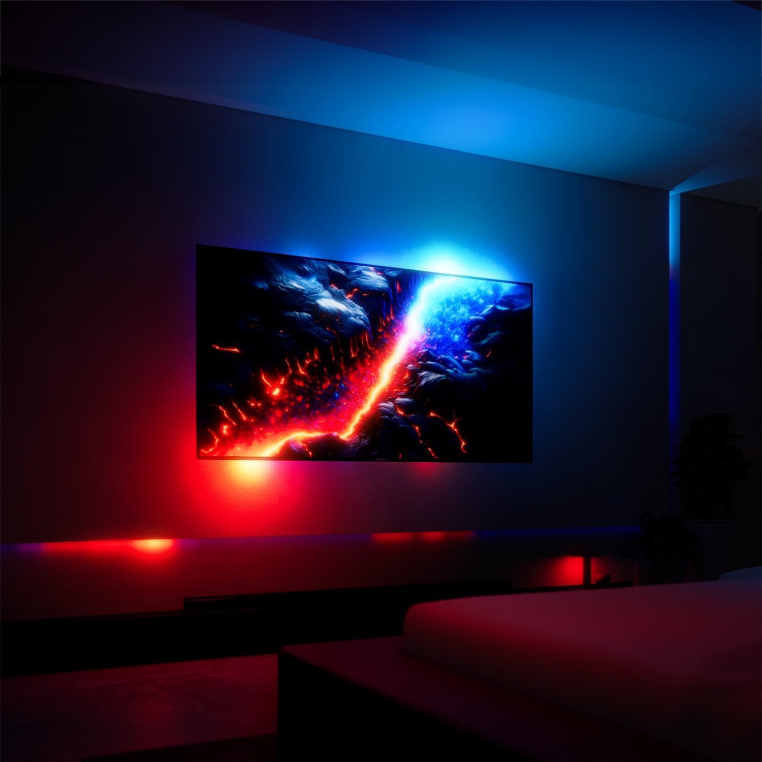 Fancy Sync Box Ambient TV Backlighting Syncing Box HDMI 2.0 All TV Sizes Fancyleds (70 to 90") · v6