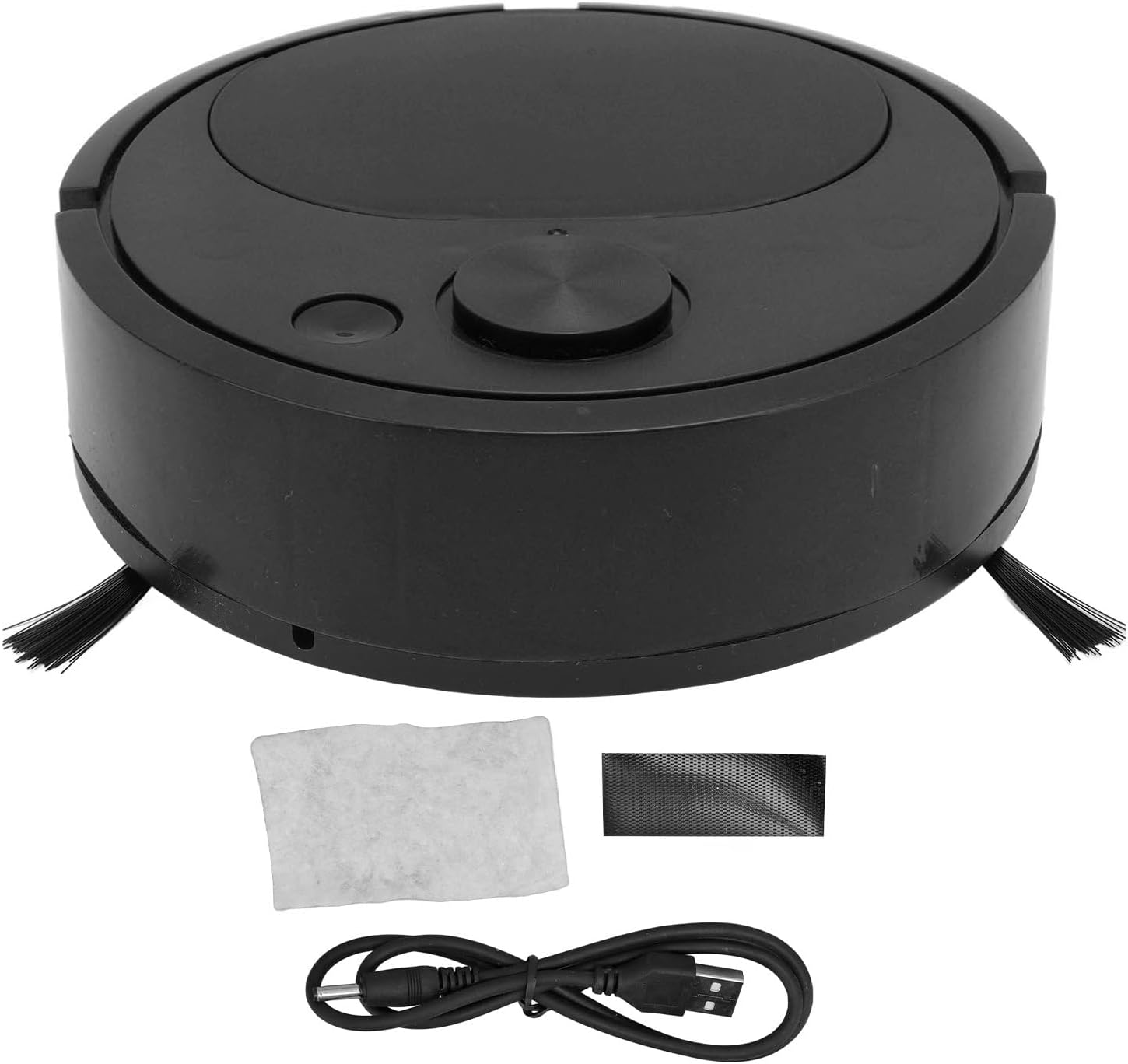 Pwshymi Robot Vacuum Cleaner Multifunctional USB Charging Mini Smart Sweeping Robot for Wooden Flooring Tile Carpet(Black) Shark Vacuum Upright Vacuums Roboticvacuumcleaner Cordl · v3