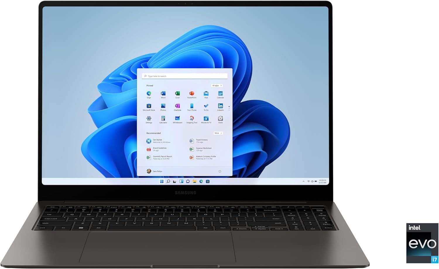 Komputer Laptop SAMSUNG Galaxy Book3 Pro 16โ, Prosesor Intel Core i7-1360P Generasi ke-13 / 16GB / 1TB, Layar AMOLED 3K, 120hz, Pembaca Sidik Jari, Webcam FHD, Model 2023, NP960XFG-KC1US, Grafit