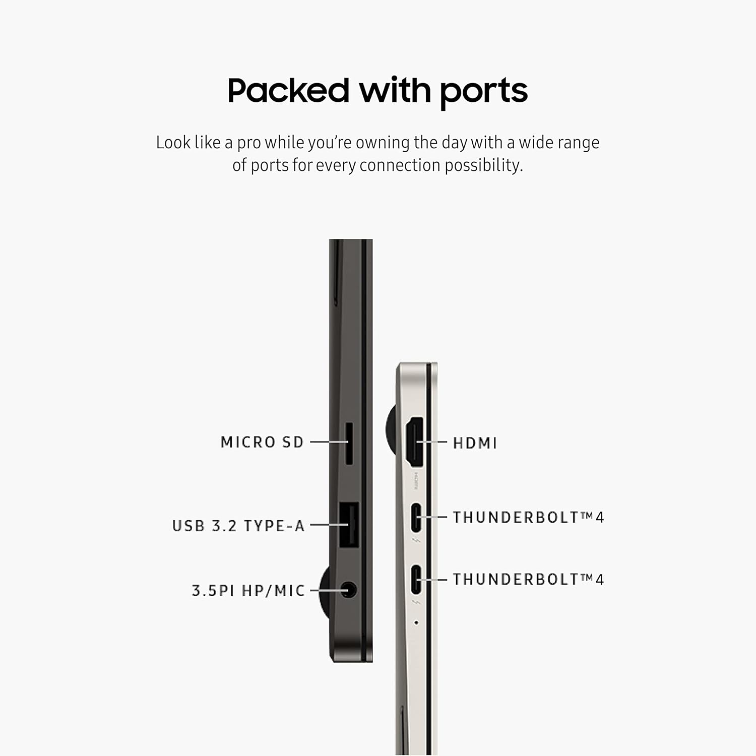Komputer Laptop SAMSUNG Galaxy Book3 Pro 16โ, Prosesor Intel Core i7-1360P Generasi ke-13 / 16GB / 1TB, Layar AMOLED 3K, 120hz, Pembaca Sidik Jari, Webcam FHD, Model 2023, NP960XFG-KC1US, Grafit