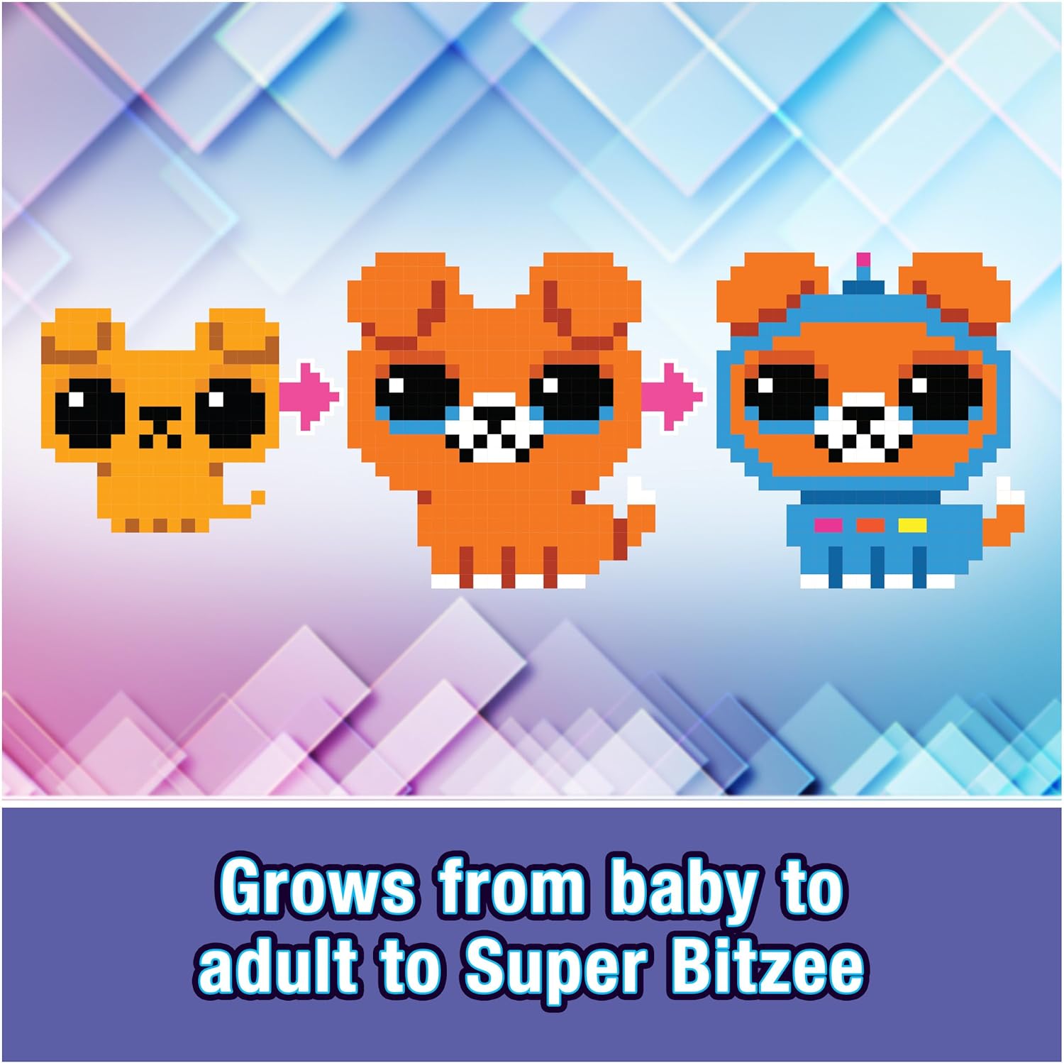 Bitzee, animal de compagnie numérique interactif avec 15 animaux à l'intérieur, animaux de compagnie électroniques virtuels qui réagissent au toucher, jouets pour enfants pour filles et garçons
