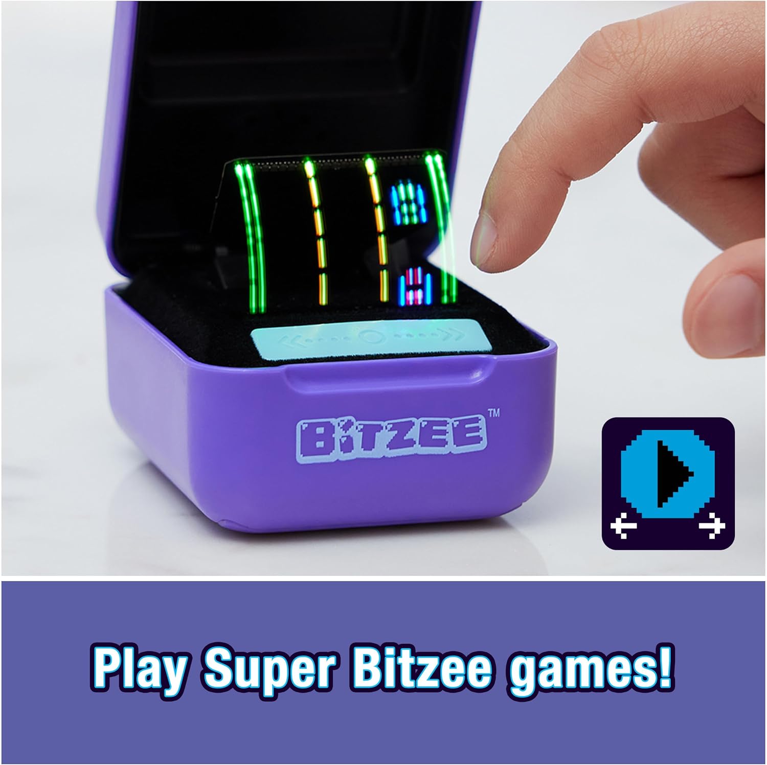 Bitzee, animal de compagnie numérique interactif avec 15 animaux à l'intérieur, animaux de compagnie électroniques virtuels qui réagissent au toucher, jouets pour enfants pour filles et garçons