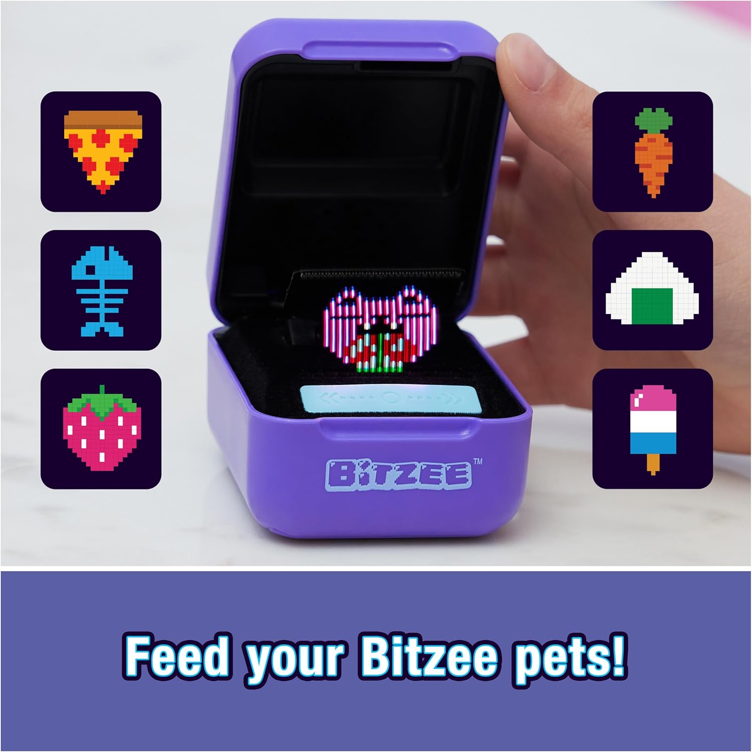 Bitzee, animal de compagnie numérique interactif avec 15 animaux à l'intérieur, animaux de compagnie électroniques virtuels qui réagissent au toucher, jouets pour enfants pour filles et garçons