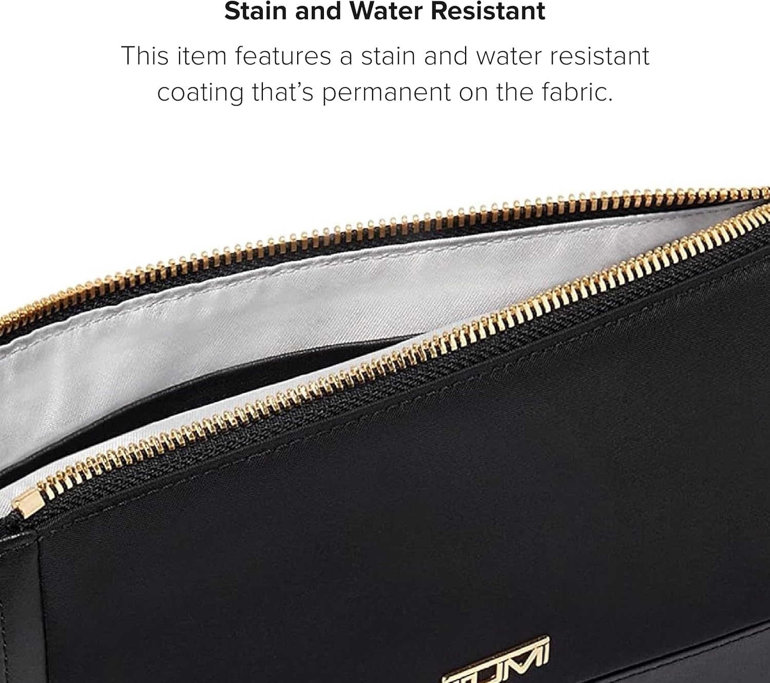 TUMI - Voyageur Travel Wallet - Wristlet Wallet with Passport, Cash  Card Holders - Zipper Wallet for Women - With Gift Box - Black/Gold