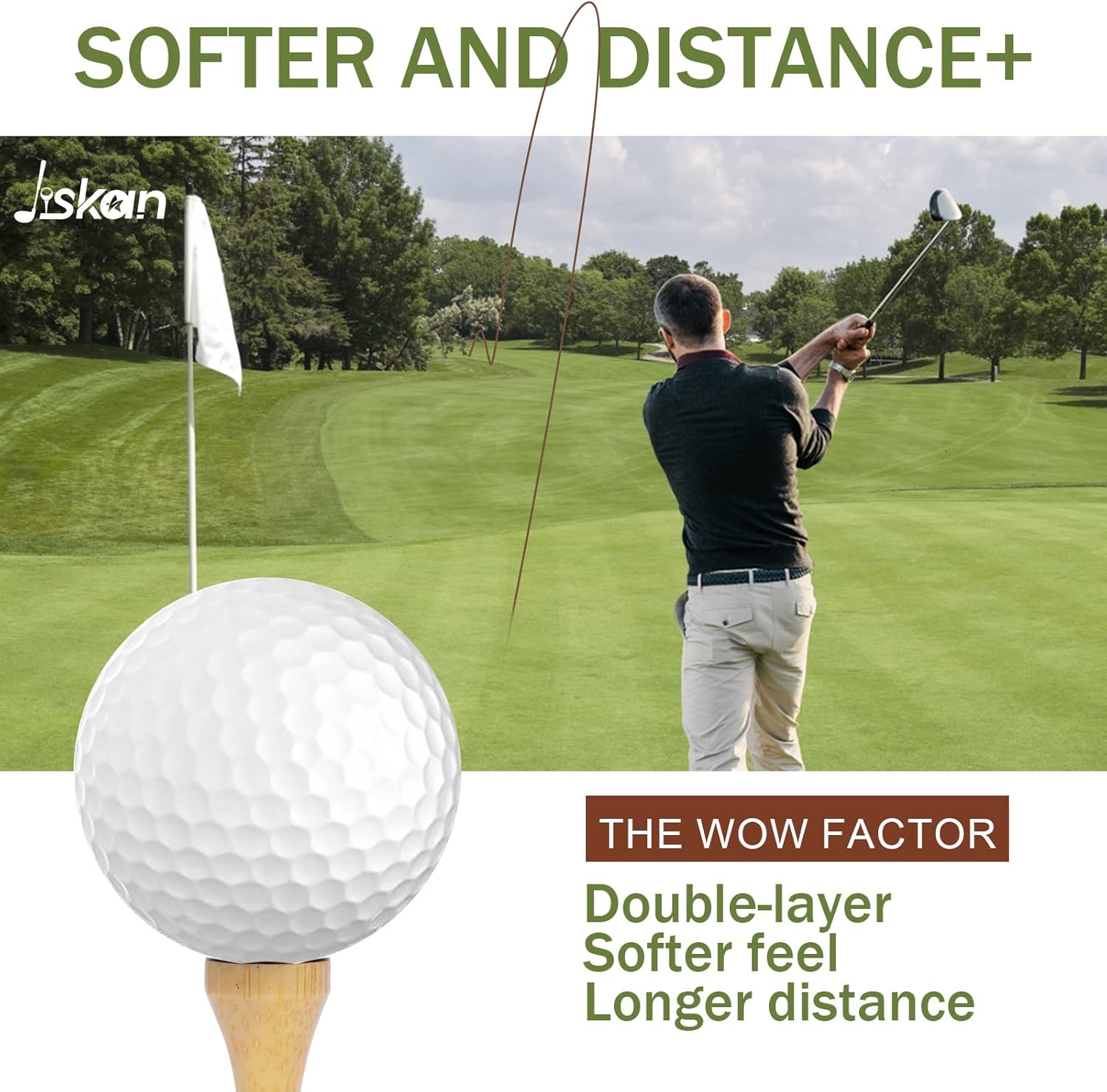 Cadeaux de golf pour hommes et femmes, ensemble d'accessoires de golf avec étui haut de gamme, balles de golf, télémètre, tees de golf, brosse, couteau multifonctionnel, marqueur, pince à balle de golf