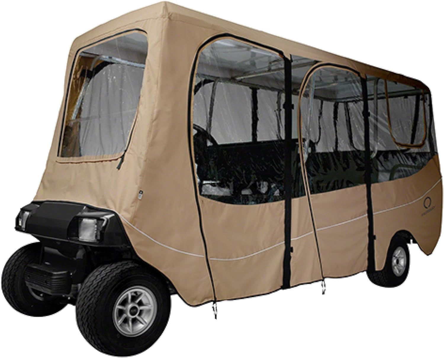 Red Hawk ENC-027 Enclosure Deluxe 6 Passenger, Sand, Fits Up to 126 Top Golf Carts · v2