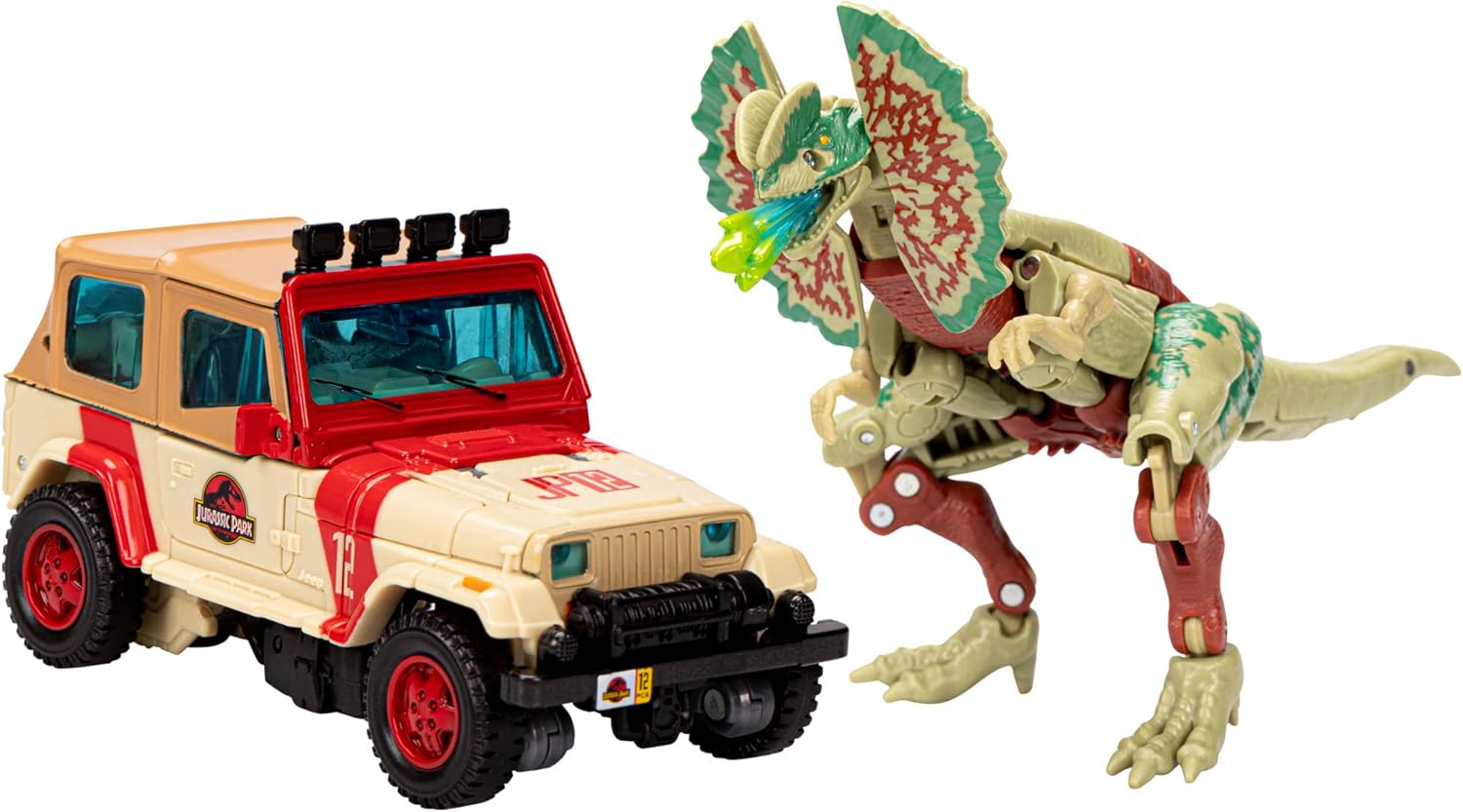 Transformers Collaborative Jurassic Park x Toys Dilophocon  Autobot JP12, Action Figures for Boys and Girls Ages 8 and Up (Amazon Exclusive) · v2