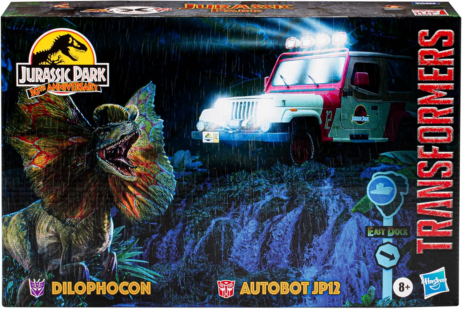 Transformers Collaborative Jurassic Park x Toys Dilophocon  Autobot JP12, Action Figures for Boys and Girls Ages 8 and Up (Amazon Exclusive) · v2
