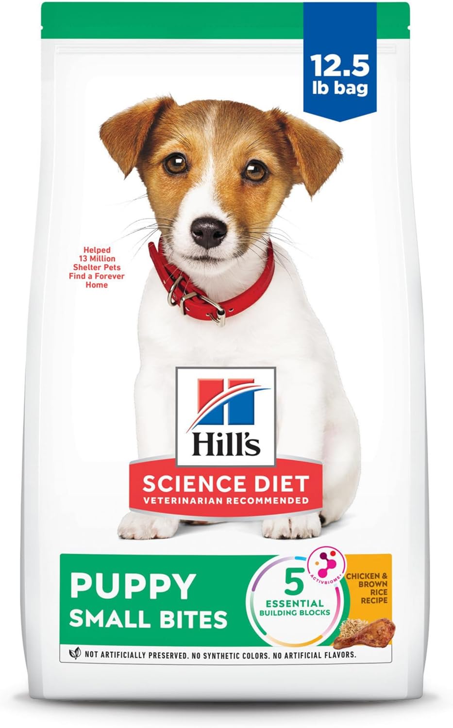 Hills Science Diet Puppy, Puppy Premium Nutrition, Small Kibble, Dry Dog Food, Chicken  Brown Rice, 12.5 lb Bag · v2