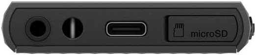 Przenośny cyfrowy odtwarzacz muzyczny Sony NW-A306 Walkman 32GB Hi-Res z systemem Android, akumulatorem do 36 godzin, Wi-Fi Bluetooth i USB Type-C — czarny NW-A306/B, czarny