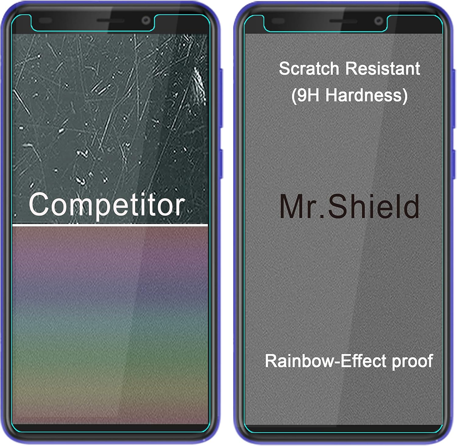 Mr.Shield [3-Pack] Designed For Cloud Mobile Stratus C5 / C5 Elite [Tempered Glass] [Japan Glass with 9H Hardness] Screen Protector