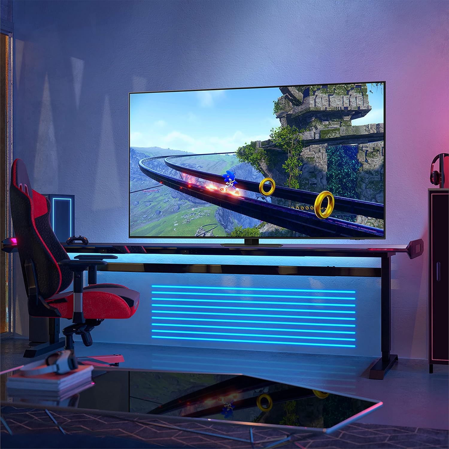 SAMSUNG 75 นิ้ว Class Neo QLED 4K QN90C Series Quantum HDR , Dolby Atmos, Object Tracking Sound , Anti-Glare, Gaming Hub, Q-Symphony, Smart TV พร้อม Alexa ในตัว (QN75QN90C, รุ่นปี 2023)
