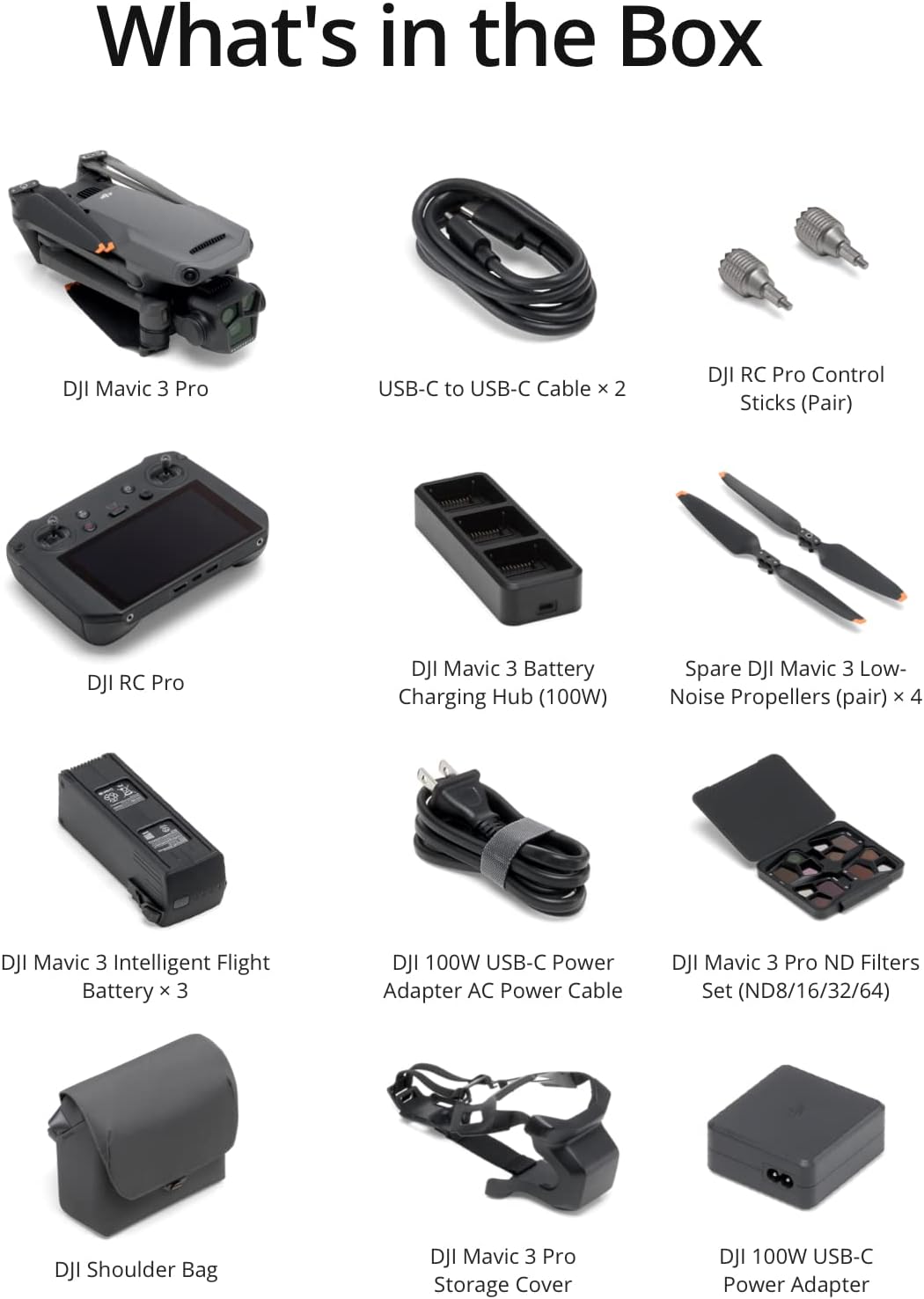 DJI Mavic 3 Pro Fly More Combo with DJI RC Pro (High-Bright Screen), 4/3 CMOS Hasselblad Camera, 3 Intelligent Flight Batteries, Charging Hub, FAA Remote ID Compliant, 4K Camera Drone for Adults · v4