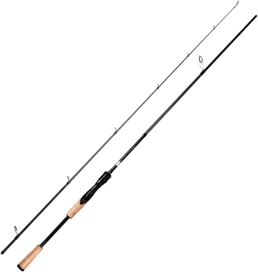 Magic L Spinning Rod Freshwater Fishing Rods 7, Medium Light, Fast Action, Fuji O A Ring Guides, 24 30T Carbon Fiber Spinning Fishing Rod 2 Pieces Trout Fishing Rod, EVA  Cork Handle · v2