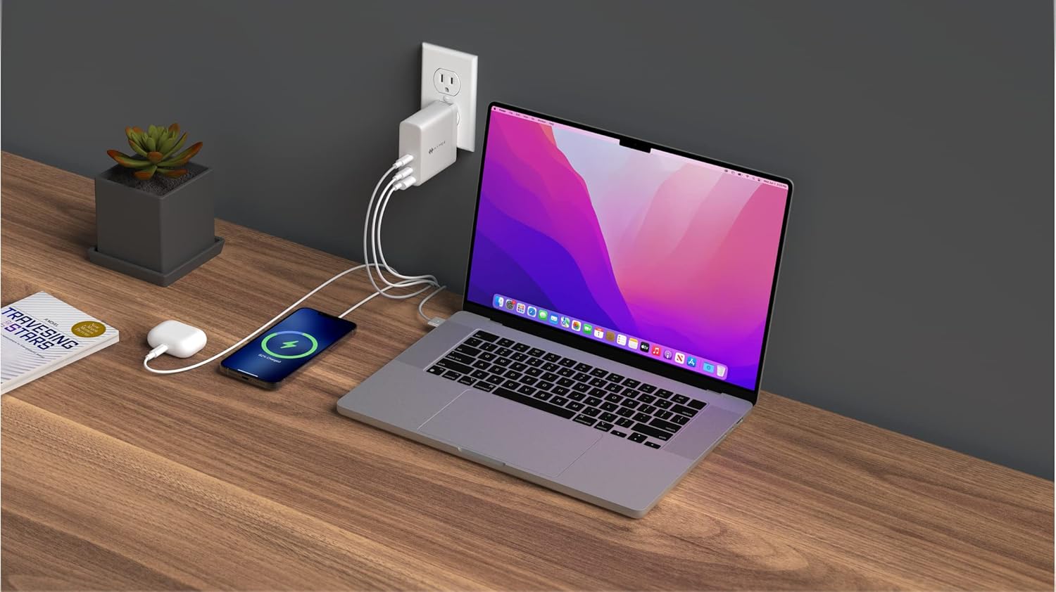 Chargeur USB-C HyperJuice DP 3.1 140 W, États-Unis uniquement