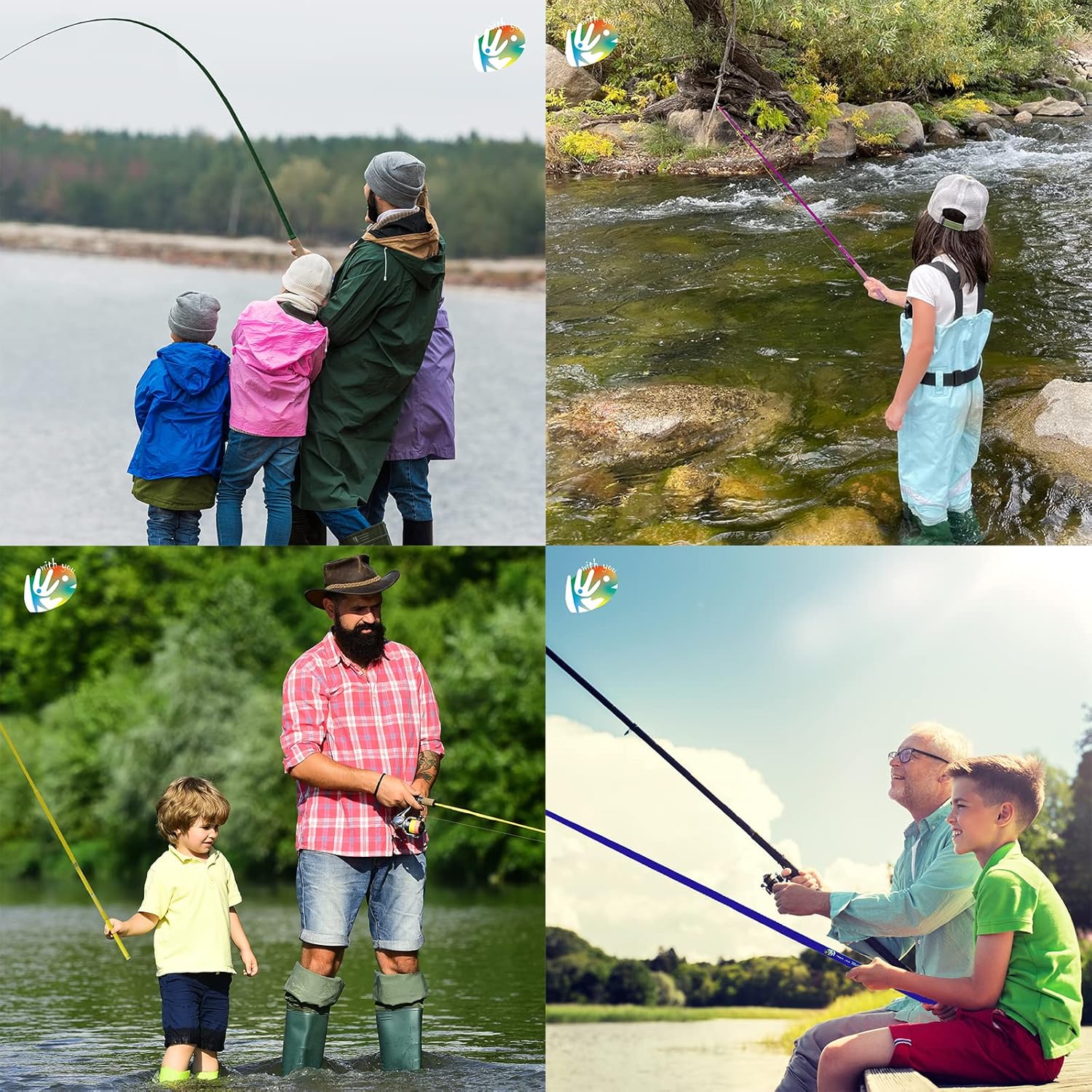 Aventik Zeno S2-Glass Tenkara Rod with 2 Extra Rod Sections 10 Sec in 9ft/10ft Excellent Durability and Strength, Collapsed to Only 14.6in/15.2in, 6:4 Soft M-Action, Super Lightweight and Compact, Elegant Translucent Color Super Eye-catching · v4