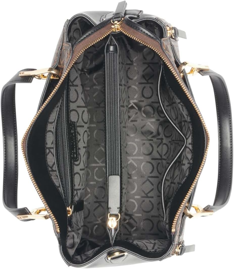 Calvin Klein Womens Reyna Novelty Satchel · v2