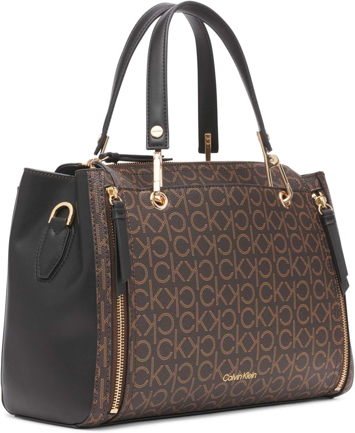 Calvin Klein Womens Reyna Novelty Satchel · v2