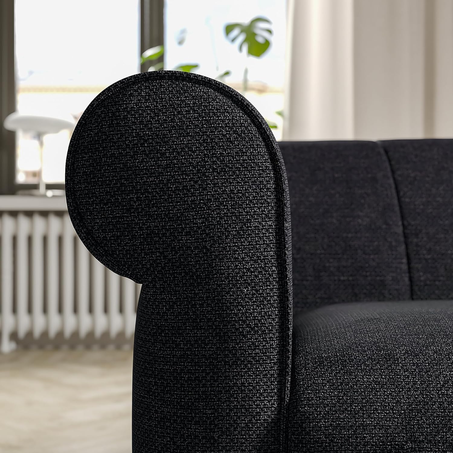 Ikea VISKAFORS 2-seat sofa, Lejde anthracite/birch · v2