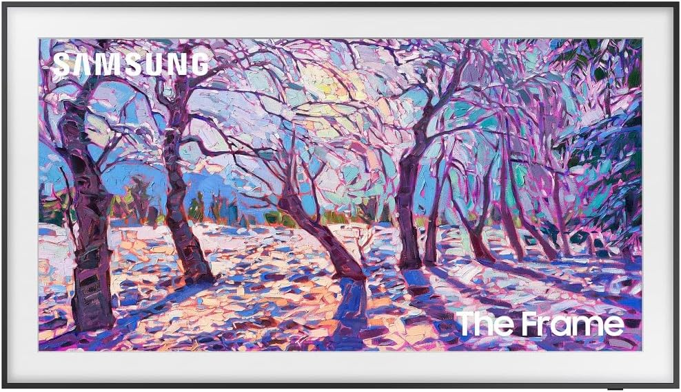 SAMSUNG 32-Inch Class QLED The Frame LS03C Series, Quantum HDR, Art Mode, Anti-Reflection Matte Display, Slim Fit Wall Mount Included, Smart TV w/Alexa Built-in (QN32LS03CB) · v2