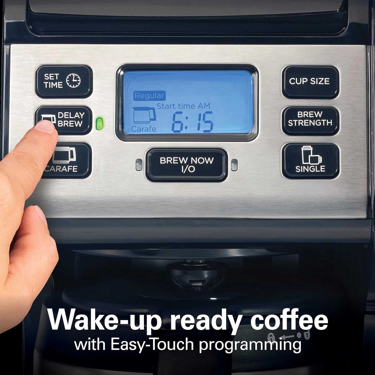 Hamilton Beach FlexBrew Trio 2-Way Coffee Maker, Compatible with K-Cup Pods or Grounds, Combo, Single Serve Full 12c Thermal Pot, Black and Stainless – Fast Brewing · v2