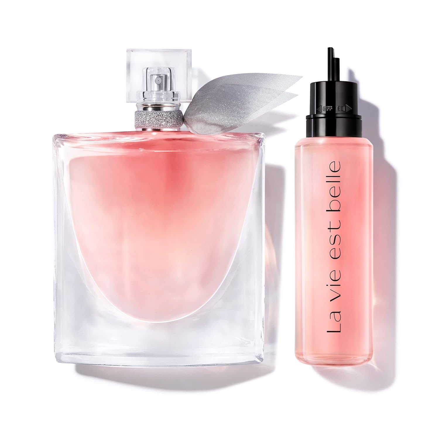مجموعة عطر لانكوم لا في است بيل أو دو برفيوم القابلة لإعادة التعبئة - عطر زهري حلو للنساء، تتضمن 3.4 أونصة سائلة و