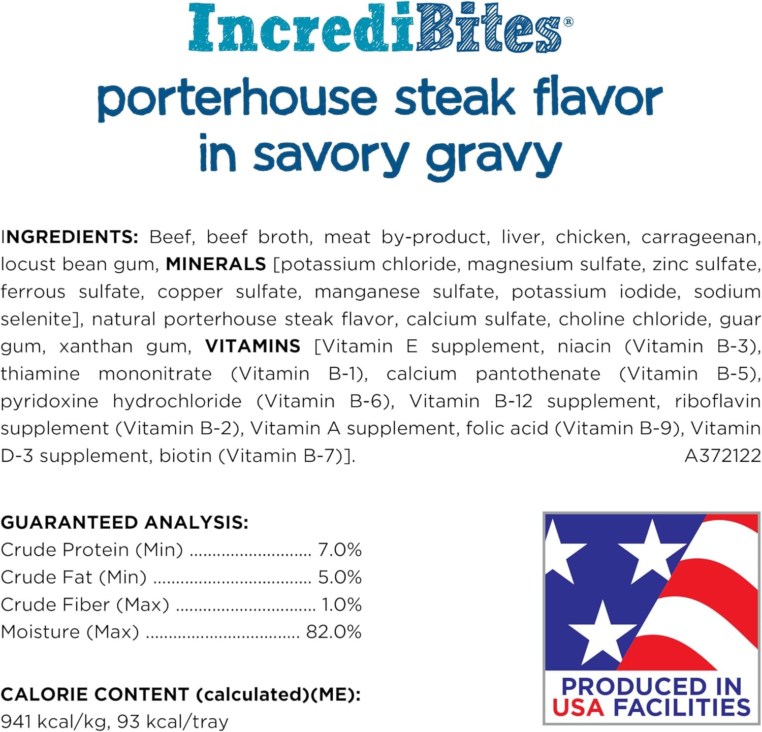 Paquete variado de alimento húmedo para perros Beneful IncrediBites con sabor a pollo y tocino natural y sabor a carne Porterhouse, paquete de 12, latas de 3.5 oz