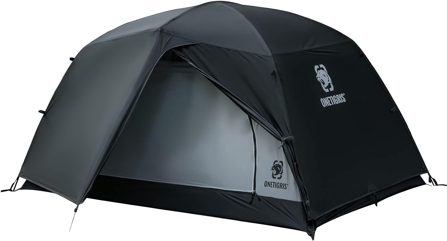 OneTigris Stella 4 Season Camping Tent Backpacking 2 Person Waterproof Lightweight Easy Setup Instant 3000mm Waterproof Rating Outdoor Hiking Tent · v5