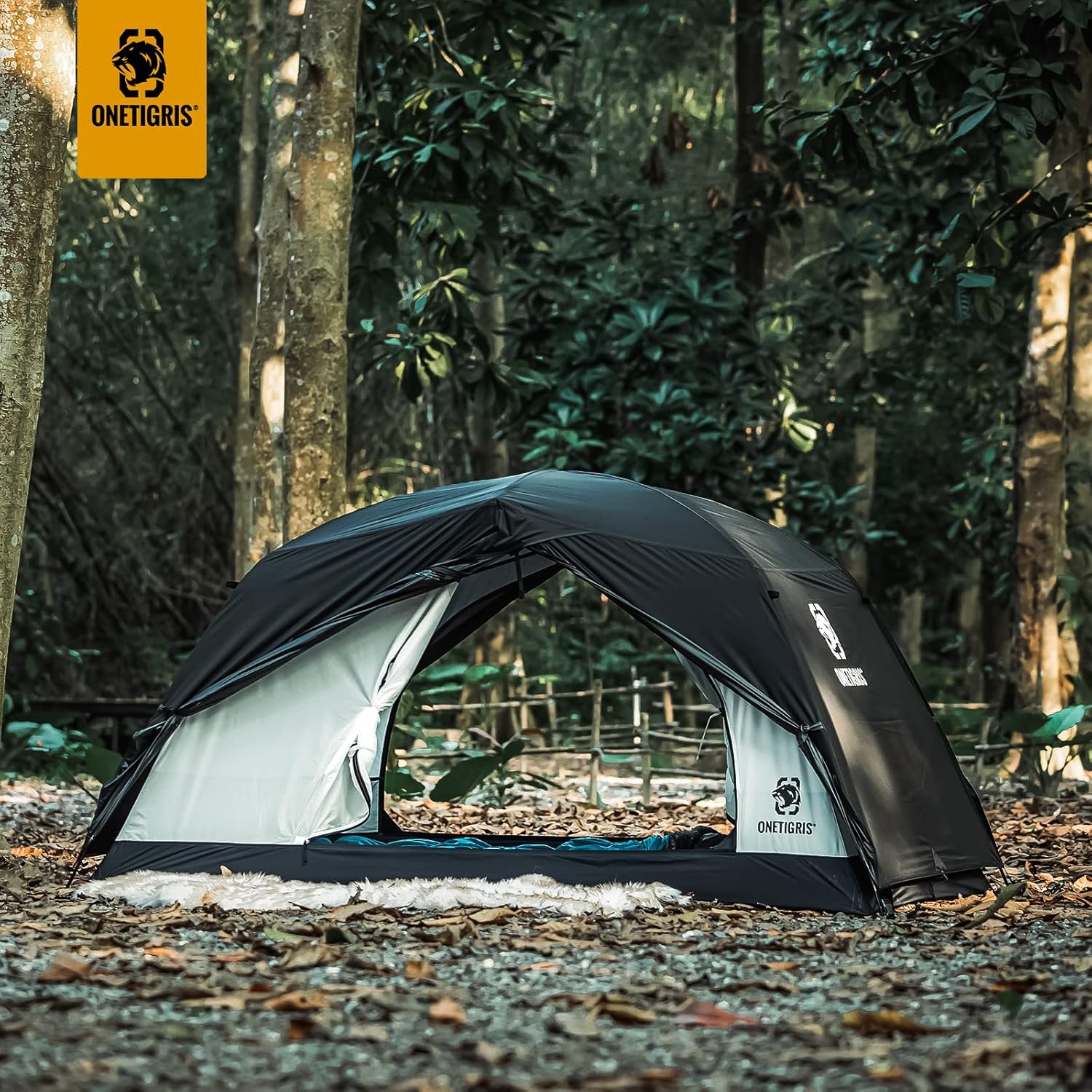 OneTigris Stella 4 Season Camping Tent Backpacking 2 Person Waterproof Lightweight Easy Setup Instant 3000mm Waterproof Rating Outdoor Hiking Tent · v5