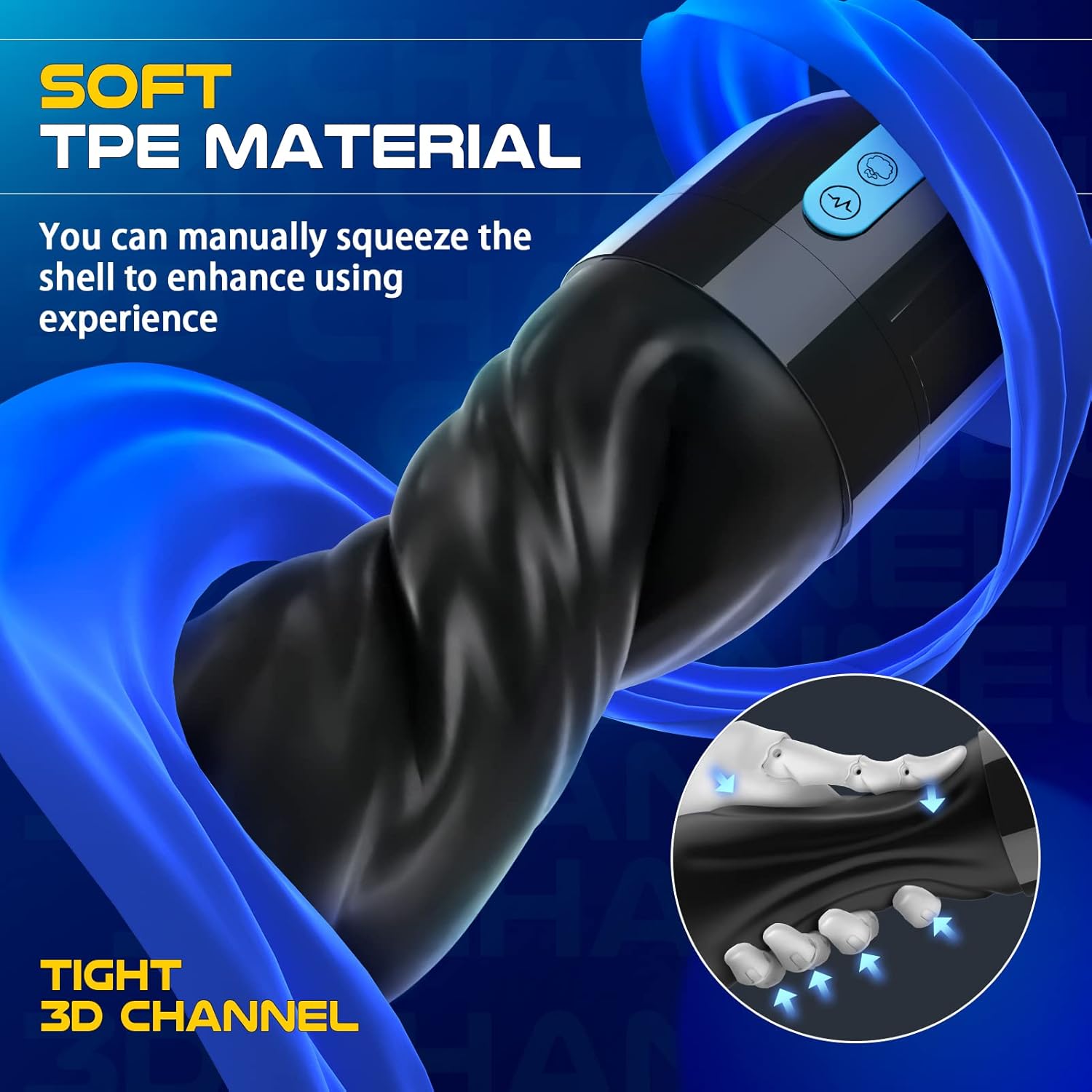 Male Adult Sex Toys for Men, Sucking Male Masturbator Penis Pump with 10 Vibration  5 Suction,Super Soft TPE Channel Automatic Vibrating Hands Free Male Masturbators Cup Men Sex Toy Machine · v2