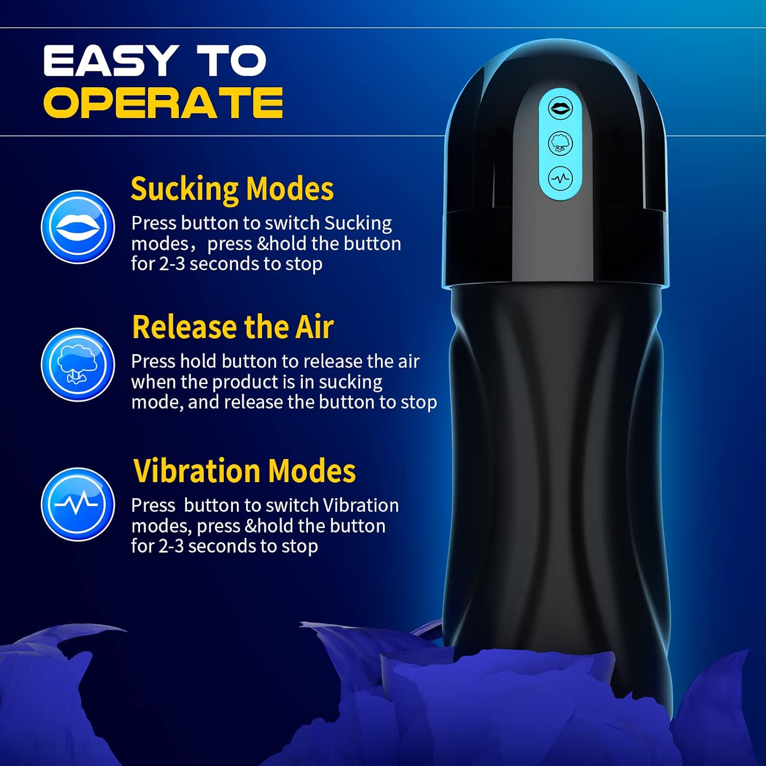 Male Adult Sex Toys for Men, Sucking Male Masturbator Penis Pump with 10 Vibration  5 Suction,Super Soft TPE Channel Automatic Vibrating Hands Free Male Masturbators Cup Men Sex Toy Machine · v2