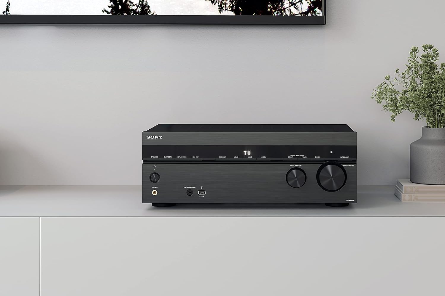 Bộ thu A/V Sony STR-AN1000 7.2 CH 8K: Dolby Atmos, DTS:X, Bluetooth, WiFi, Google Chromecast, Spotify Connect, Apple AirPlay, HDMI 2.1 và Loa siêu trầm không dây SA-SW5 300W cho HT-A9/A7000/A5000/A3000