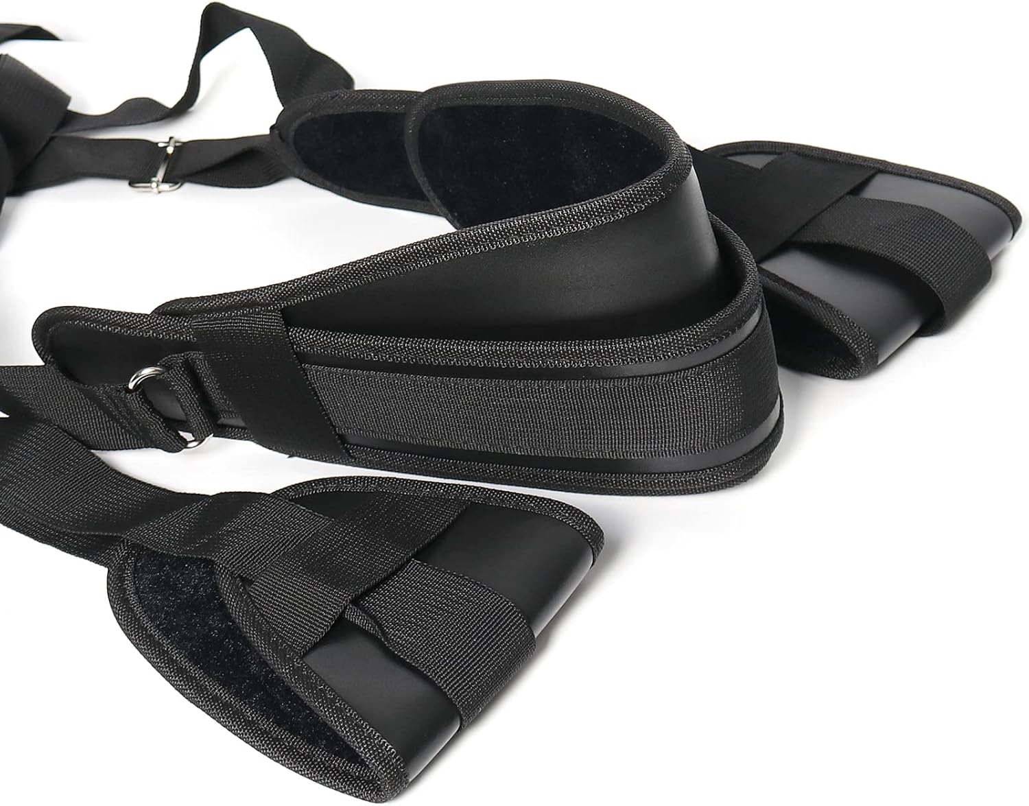 BDSM Door Sex Swing พร้อมที่นั่ง Bondage Slave ใหม่ล่าสุด สายรัดหนังนุ่มสำหรับเซ็กส์พร้อมสายปรับได้ กุญแจมือแขวนที่ประตู สายรัดขา ที่วางกระจาย ของเล่นทางเพศสำหรับผู้ใหญ่สำหรับคู่รัก รองรับน้ำหนักได้ถึง 300 ปอนด์