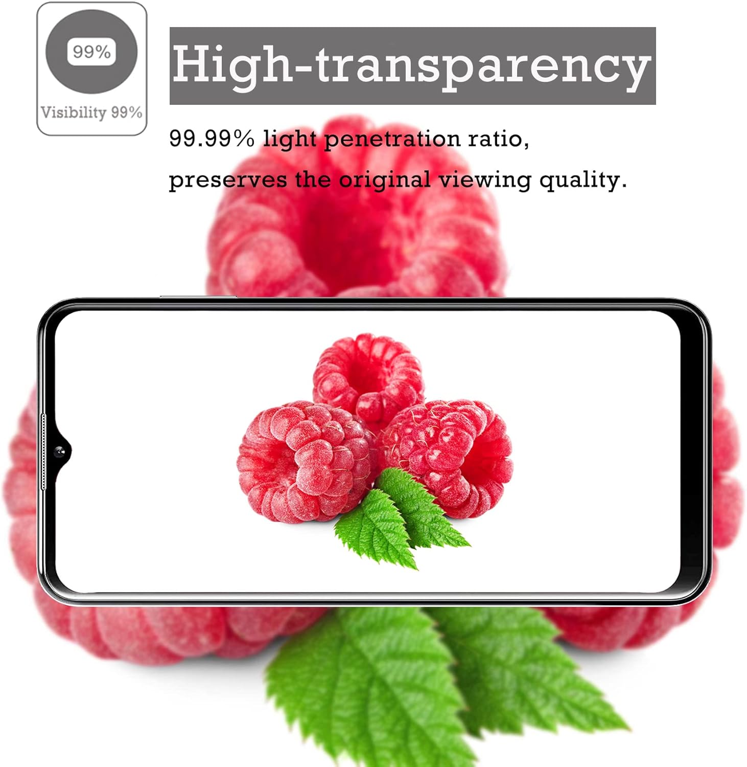 3er-Pack Premium-Displayschutz aus gehärtetem Glas, Härtegrad 9H, kratzfest, blasenfrei, für TCL 40 XE 5G/TCL 40 X 5G 6,56 Handy