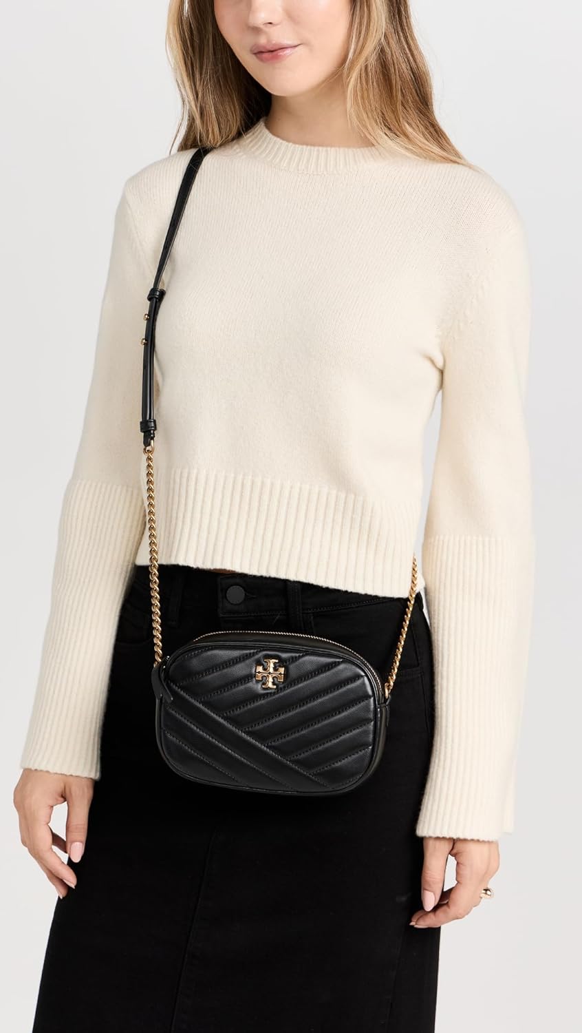 Tory Burch Womens Kira Chevron Camera Bag · v2